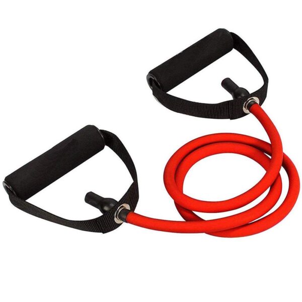 CONSONANTIAM Single Resistance Tube Exercise Bands for Stretching Workout and Toning for Men and Women (Multicolour) - Image 2