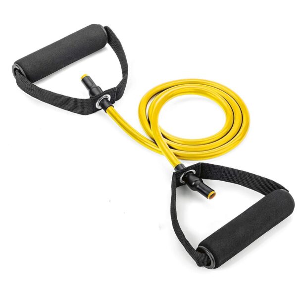 CONSONANTIAM Single Resistance Tube Exercise Bands for Stretching Workout and Toning for Men and Women (Multicolour) - Image 3