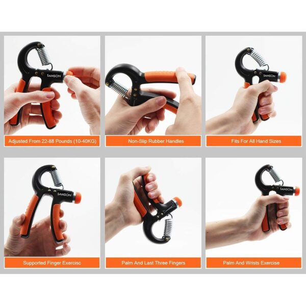 Consonantiam Adjustable Hand Grip Strengthener Hand Gripper for Men & Women for Gym Workout & Home Use.(Forearm Exercise Equipment/Wrist Excercise Equipment) - Image 2