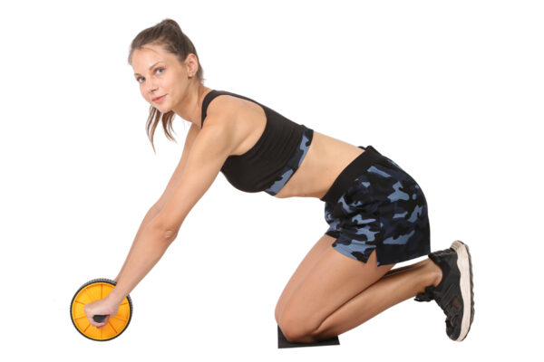 CONSONANTIAM Ab Exercise Roller | Balance Wheel Roller | Ab Wheel Roller (Soft Cushioned Handle, Free Knee Mat)