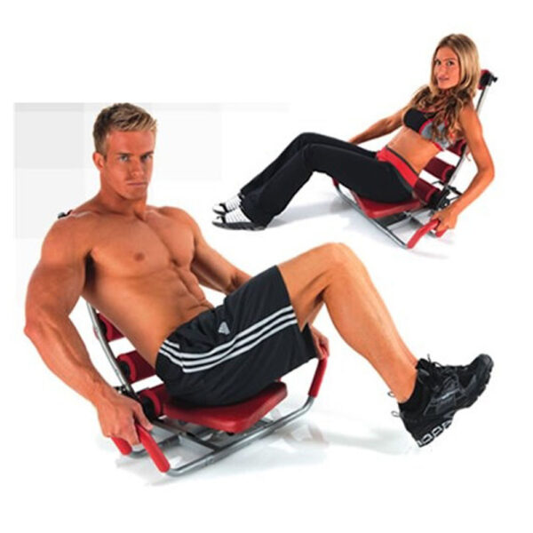 ABS Rocket Twister Ab Bench Ab Slimmer Ab Exerciser Red / Blue - Image 3