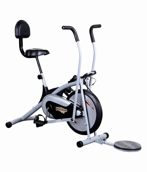 Body Gym Air Bike Platinum DX Exercise Cycle With Back & Twister