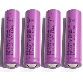 CONSONANTIAM 3.7V 1200Mah Ultra Boost High Capacity Cell Batteries | Original Power Rechargeable Lithium ion Cell for LED, Bluetooth Speaker, Laptops, Power Bank and Torch - Pack of 4